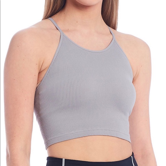 Free People Tops - NWOT Free People Movement Grey tank top. Size XS.